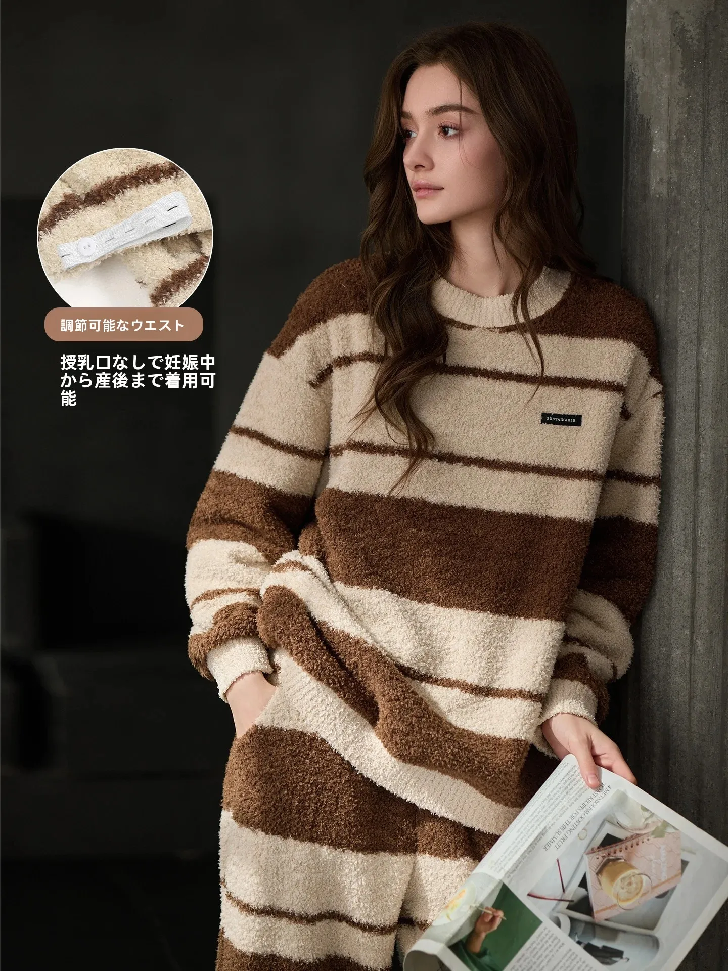 ropa-de-dormir-para-embarazadas-de-forro-polar-coral-gruesa-para-el-invierno-ropa-de-estar-en-casa-ajustable-no-disenada-para-mujeres-que-no-estan-embarazadas-ropa-calida-para-despues-del-parto-estilo-casual