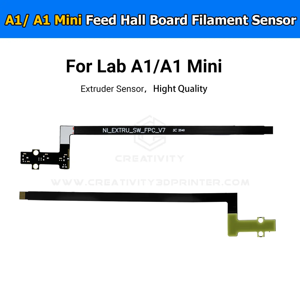

BambuLab A1/ A1 Mini Feed Hall Board Filament Sensor Replacement with Ribbon FPC Cable 3D Printers Parts ﻿