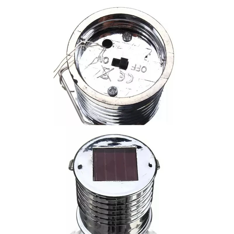 5LEDs Clip-On Solar LED Licht Wasserdichte Außenleuchten Farbige Shell Außen Warm Weiß Terrasse Dekoration Garten