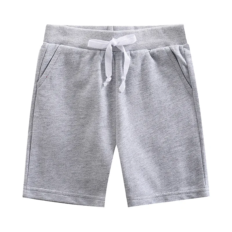 2024 Summer Shorts for Boys Girls Cotton Solid Color Children Panties Elastic Waist Beach Short Sports Pant Toddler Kids Clothes