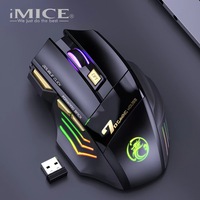 Rechargeable Wireless Mouse Gamer For Computer  RGB Gaming Mouse  USB Mouse  Ergonomic Mause For Laptop PC Mice