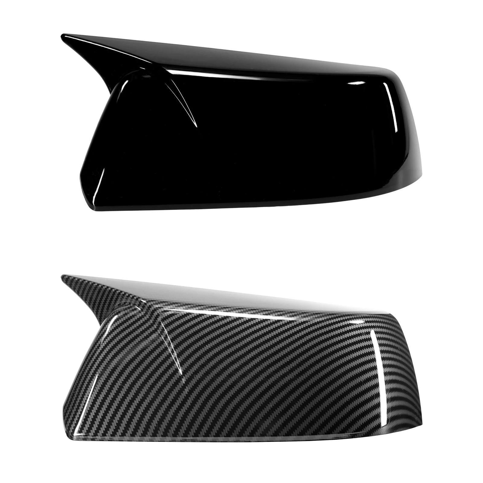 2Pcs For Cadillac Escalade Chevrolet Tahoe 2015-2020 Rearview Mirror Cover Cap Exterior Mirror Decorative Shell Direct Overlay