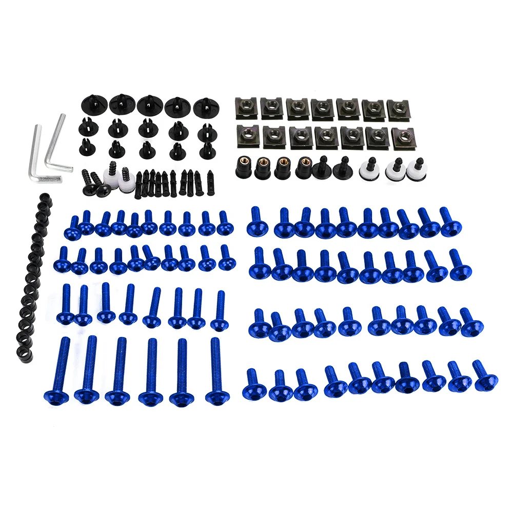 

CNC Full Fairing Bolt Kits Screws Nuts Universal For Suzuki GSXR 600 GSX-R 1000 K1 K2 K3 K4 K5 K6 K7 K8 K9 GSXR750 Accessories