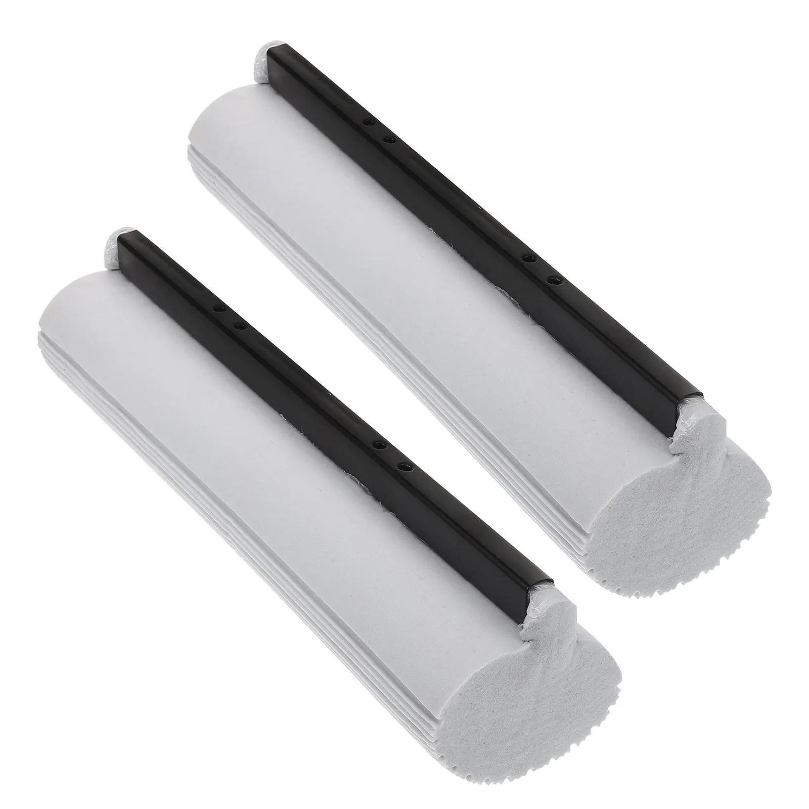 2Pcs Mop Sponge Head Replacement: Fast-Drying Refills for Rolling Mops - Versatile Use in Kitchen Bathroom and Commercial Spaces