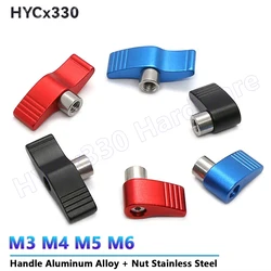 1Pcs M3 M4 M5 M6 Adjustable Thumb Nut for DSLR SLR Camera, T Type/7 Type, Hand Tighten Nuts, Butterfly Shape Nut