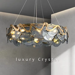 New Modern LED Living Room Chandeliers Lighting Lustre Suspension Luminaire Lampen For Kitchen Island Dining Room Bedroom Foyer