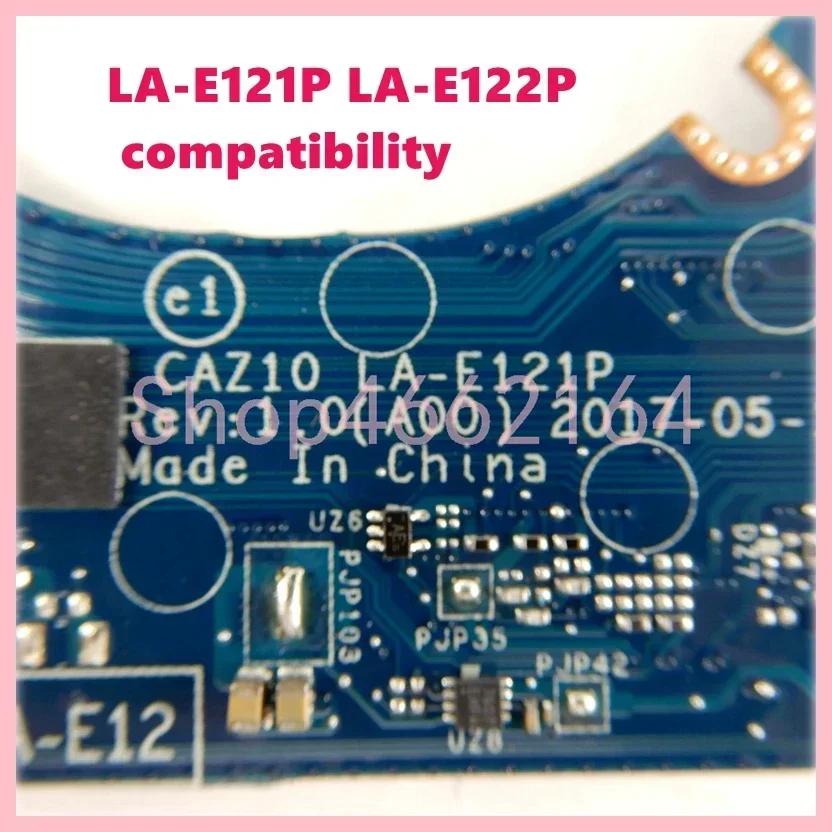 LA-E121P/LA-E122P With i5 i7-6th/7th Gen CPU Mainboard For DELL Latitude 7280 7380 Laptop Motherboard 100% Tested OK