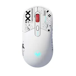 Wireless Mouse Bluetooth + 2.4G Dual-mode 500mAh Rechargeable Office Gaming Mouse 3200DPI PAW3212 For Laptops Desktop Computers