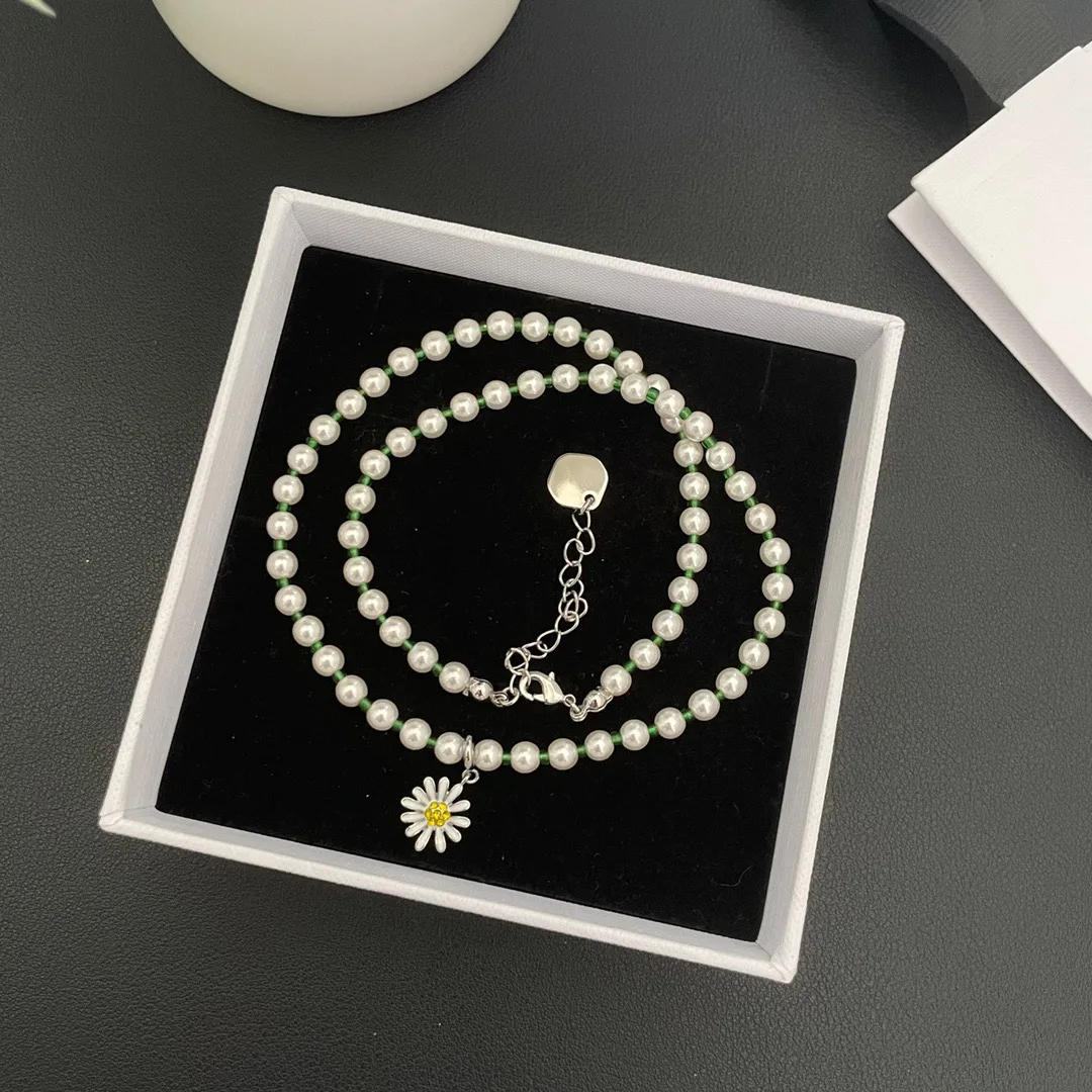 Necklace Fashion Simple Light Luxury Flower Pendant For Women Collares Para Mujer Collar Necklaces Collares Jewelry Collier