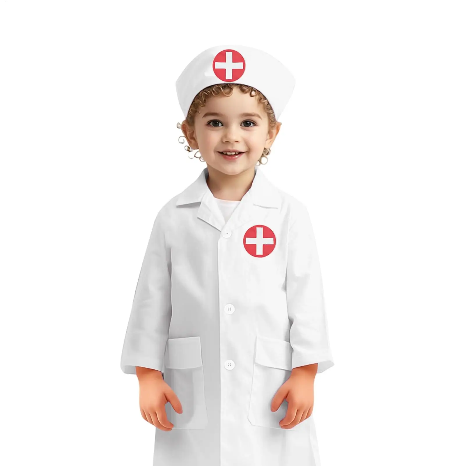 Children Doctor Toys Pretend Play Role Playing Puzzle Early Education Interactive Toy Nurse Clothing Birthday Gifts for Kids