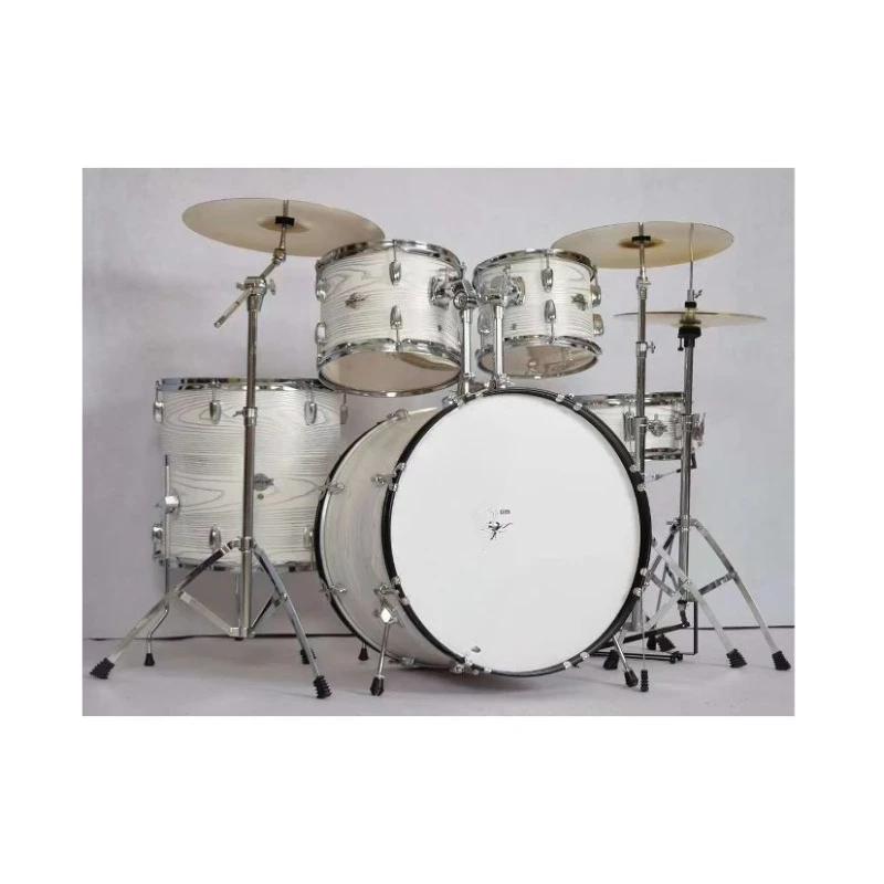 Hot Sale 5 Drums 3 Cymbals Acoustic Drum Set Beginner Drum Set