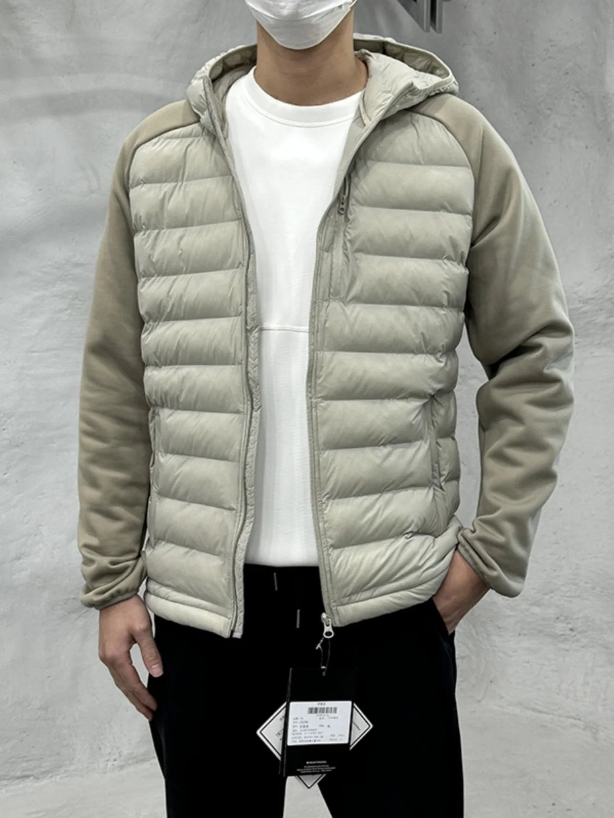 Outdoor Men's Casual Cotton Jacket Hooded Layered Fashionable Lightweight Autumn Winter Coat Standard Fit Urban Style