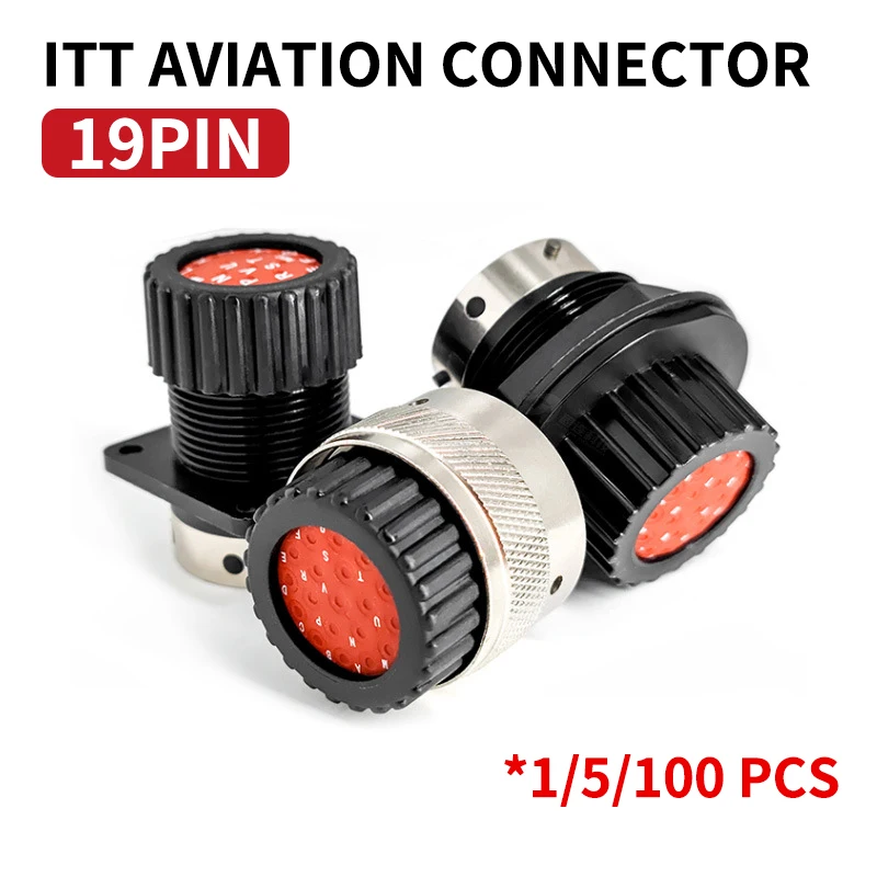 

1/5/100 PCS 19Pin ITT Aviation Wiring Plug Auto Waterproof Connector 192900-0425 192900-0078 192900-0353 192900-0581 Terminal