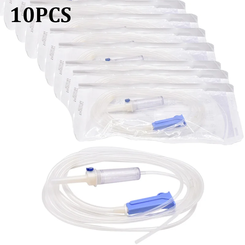 10PCS  Dental Disposable Water pipe Mouth irrigator Implant water pipe Cooling pipe Length 3.1m Dentist materials Tools