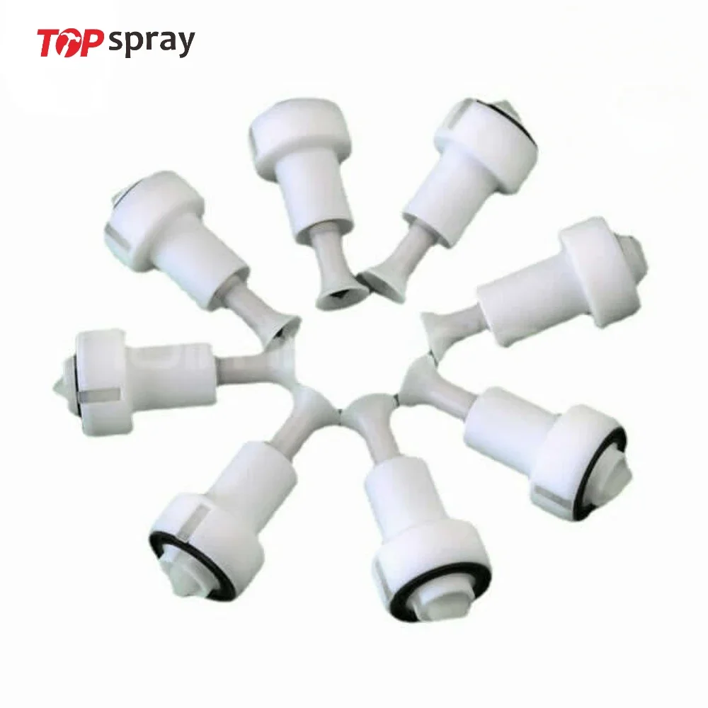 

Topspray 8 PCS Electrostatic Powder Coating Round Nozzle for GEMA PG1 Spray Gun