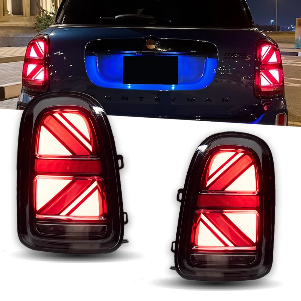 Taillights For Mini F60 LED Rear lights 2017-2020 Tail Lamp Car Styling DRL Dynamic Turn Signal Reverse Auto Accessories