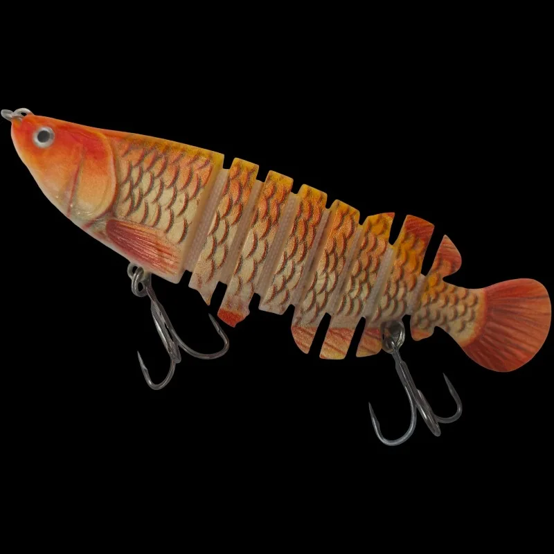 7 Segments Multi Jointed Hard Swimbait 108mm 19.5g Lifelike Artificial Bait Treble Hooks Fresh Saltwater Pike Bass Walleye Trout