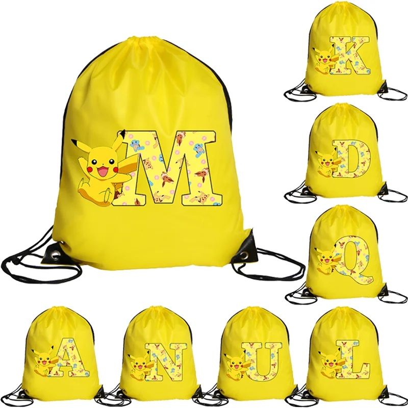 Сумка-на-шнурке-с-покемонами-аниме-Пикачу-карман-на-шнурке-одежда-для-плавания-обувь-для-хранения-водонепроницаемая-упаковка-рюкзак-для-мальчиков-и-девочек-подарок