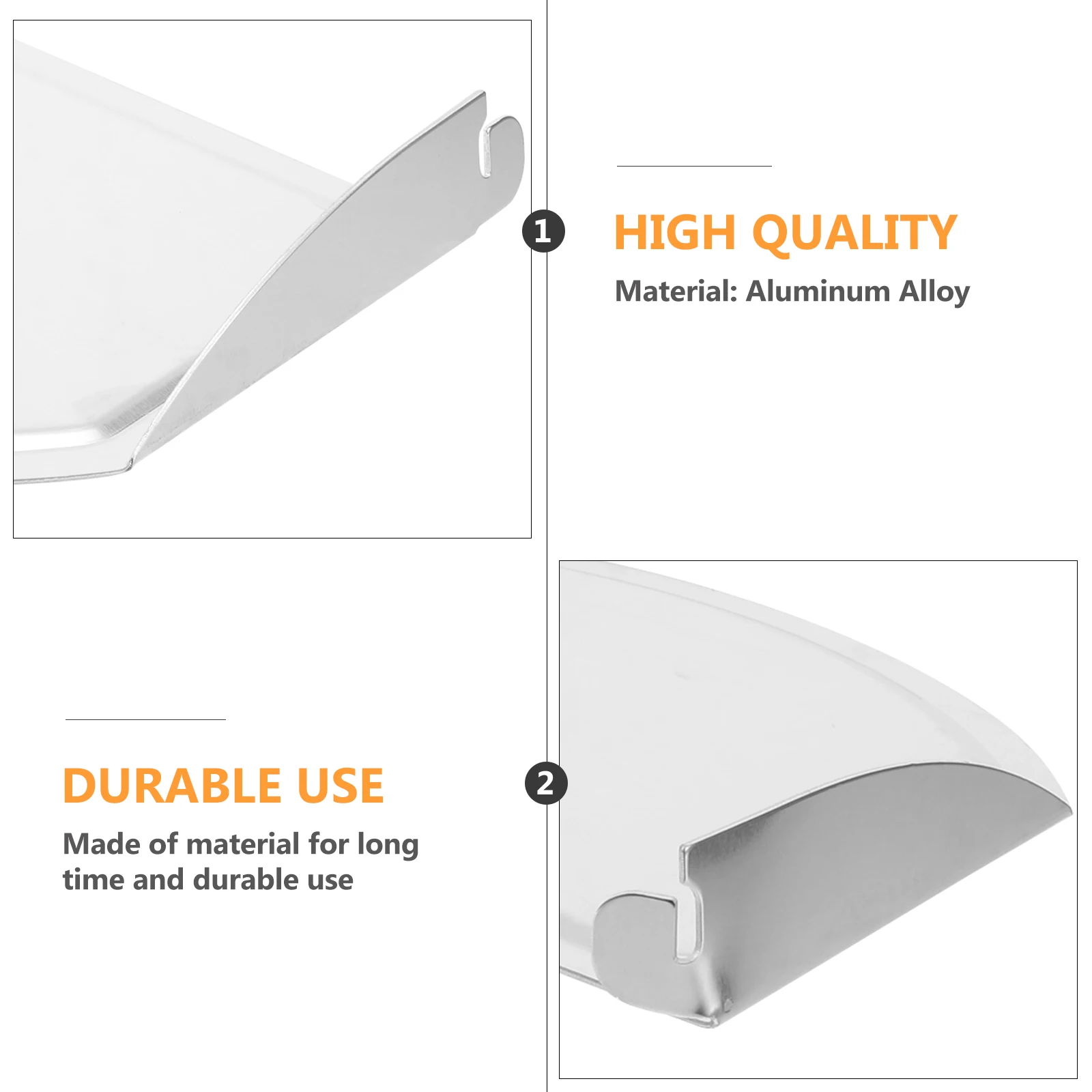 

Portable BBQ Grill Side Board Storage Rack Aluminum Alloy Seasoning Shelf Barbecue Supplies Lightweight Durable Practical