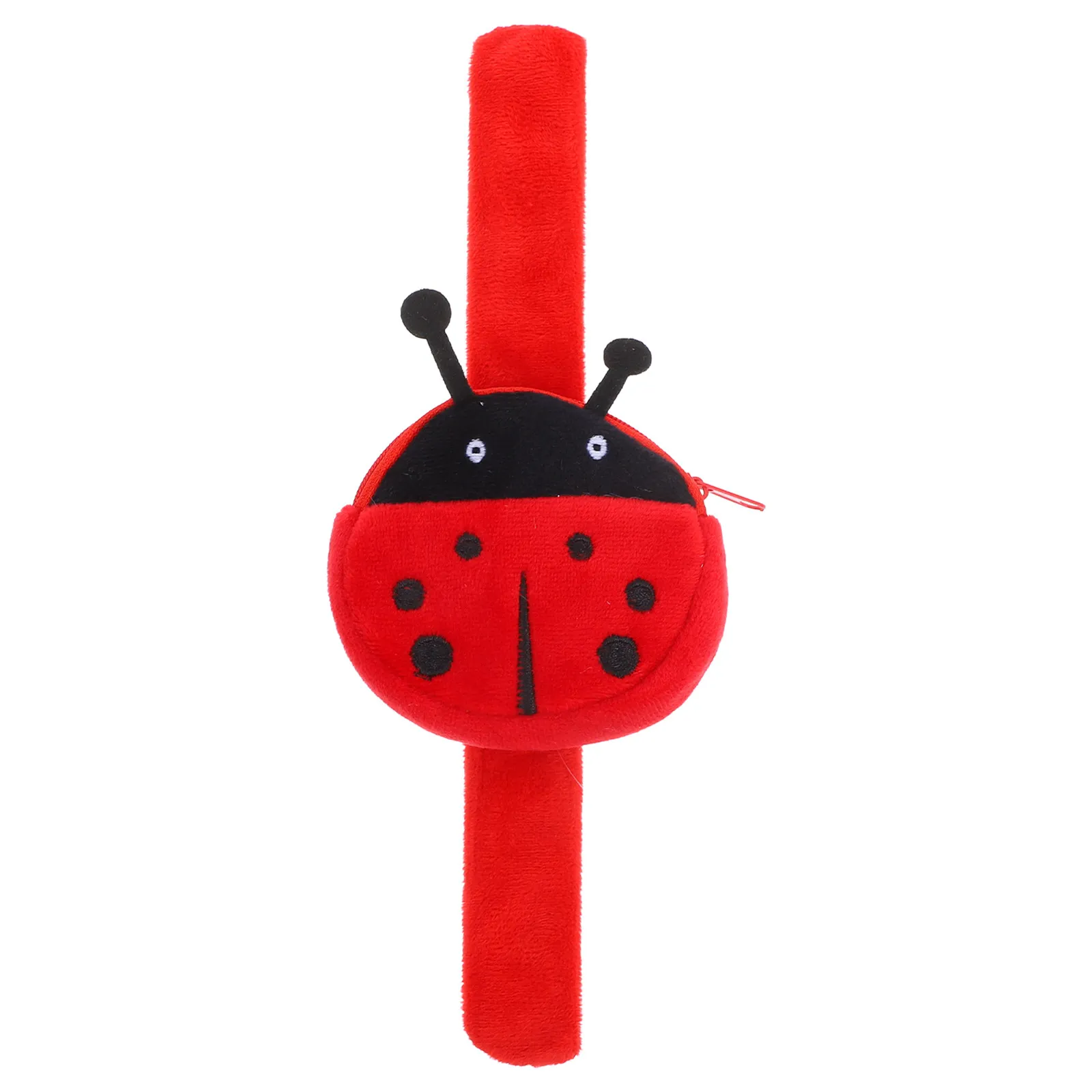 

Ladybug Slap Bracelet for Kids Lightweight Snap Wristband Fun Party Favor Bright Cartoon Design Comfortable Safe Wear for Boys