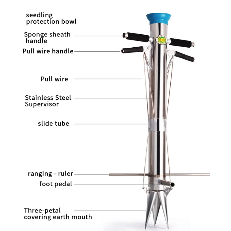 Planting Seedling Device Sowing Vegetable Agricultural Tools Watermelon Planting Transplanter Seedling Corn Planting Artifact