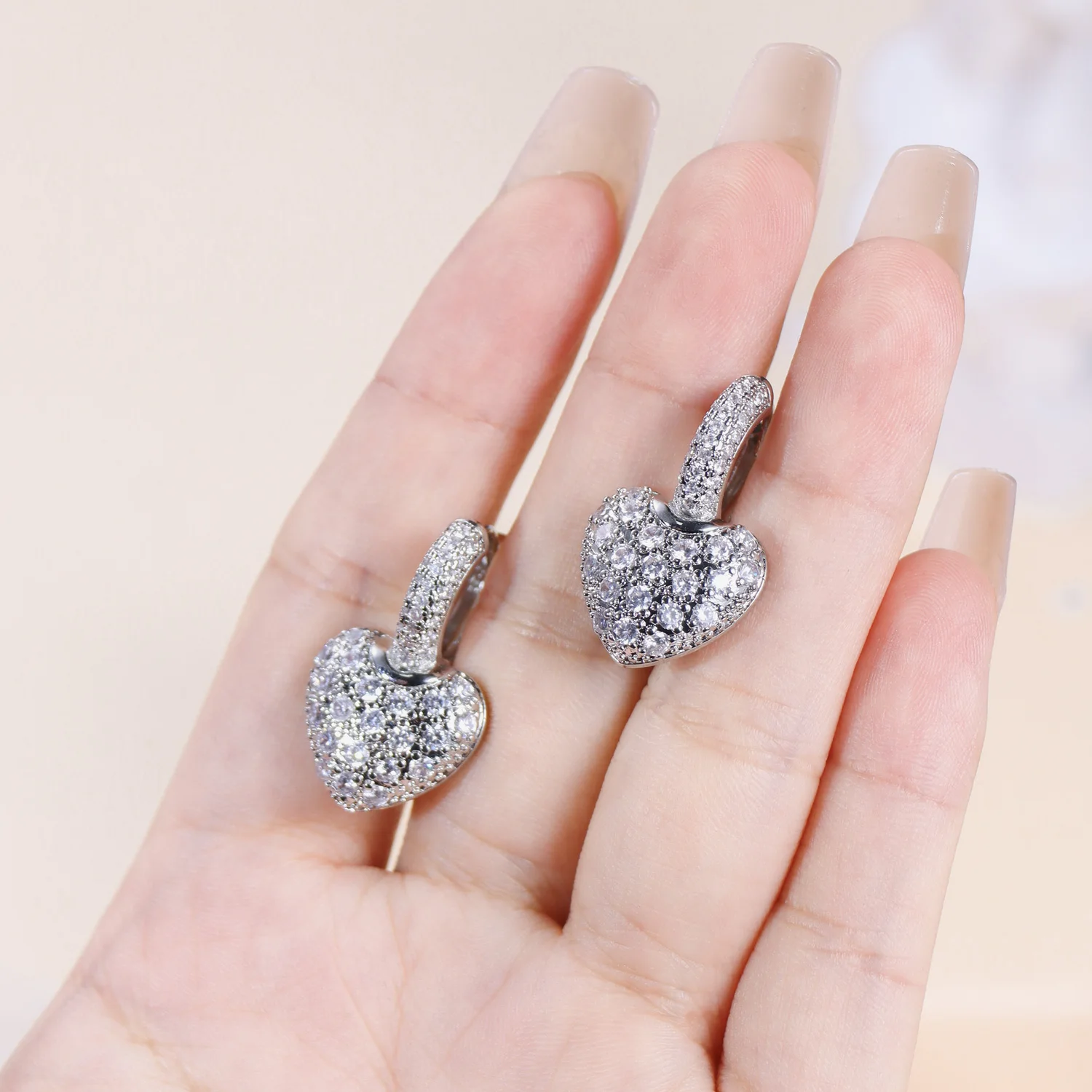 Original-Ohrring aus 925er-Sterlingsilber, wunderschöner, verträumter lila Ohrring für Frauen, Valentinstag, Party, Geburtstag, Geschenk, Trendschmuck – Detail 31