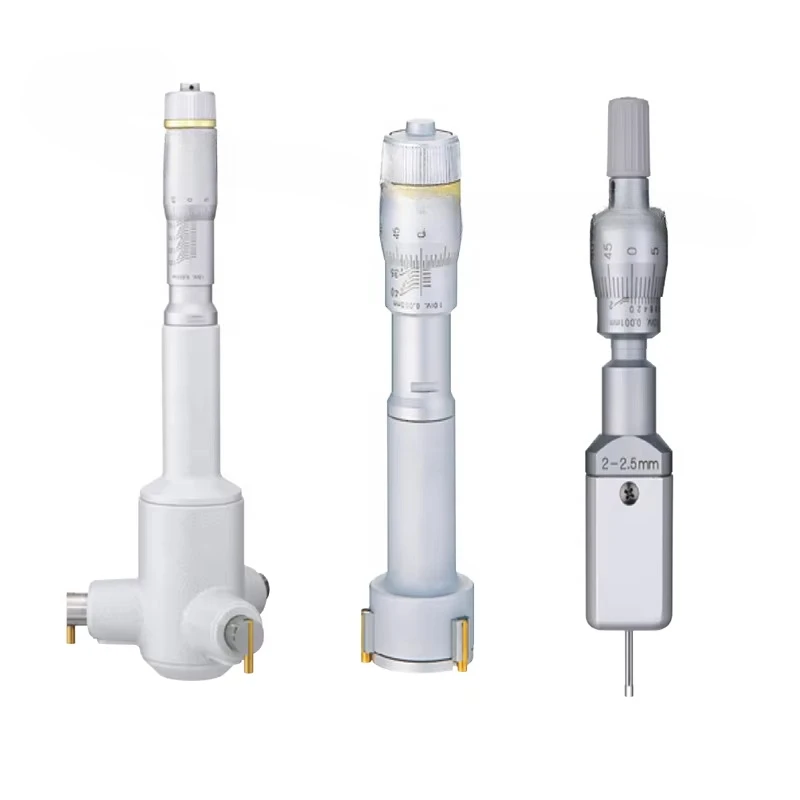 Micrometer 368 161 is a blind hole model three-point aperture inner diameter