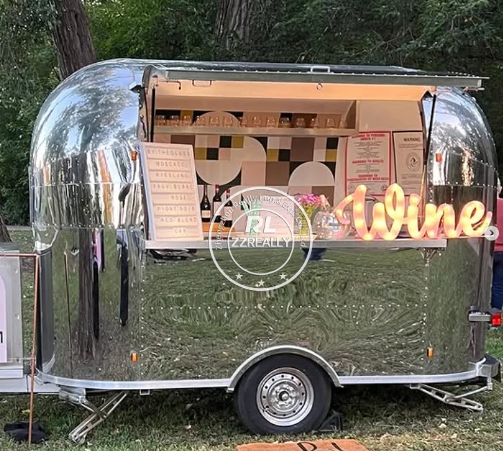 عربات بيع الشوارع كشك متنقل وكشك عربة طعام صغيرة شاحنة مقطورة الطعام