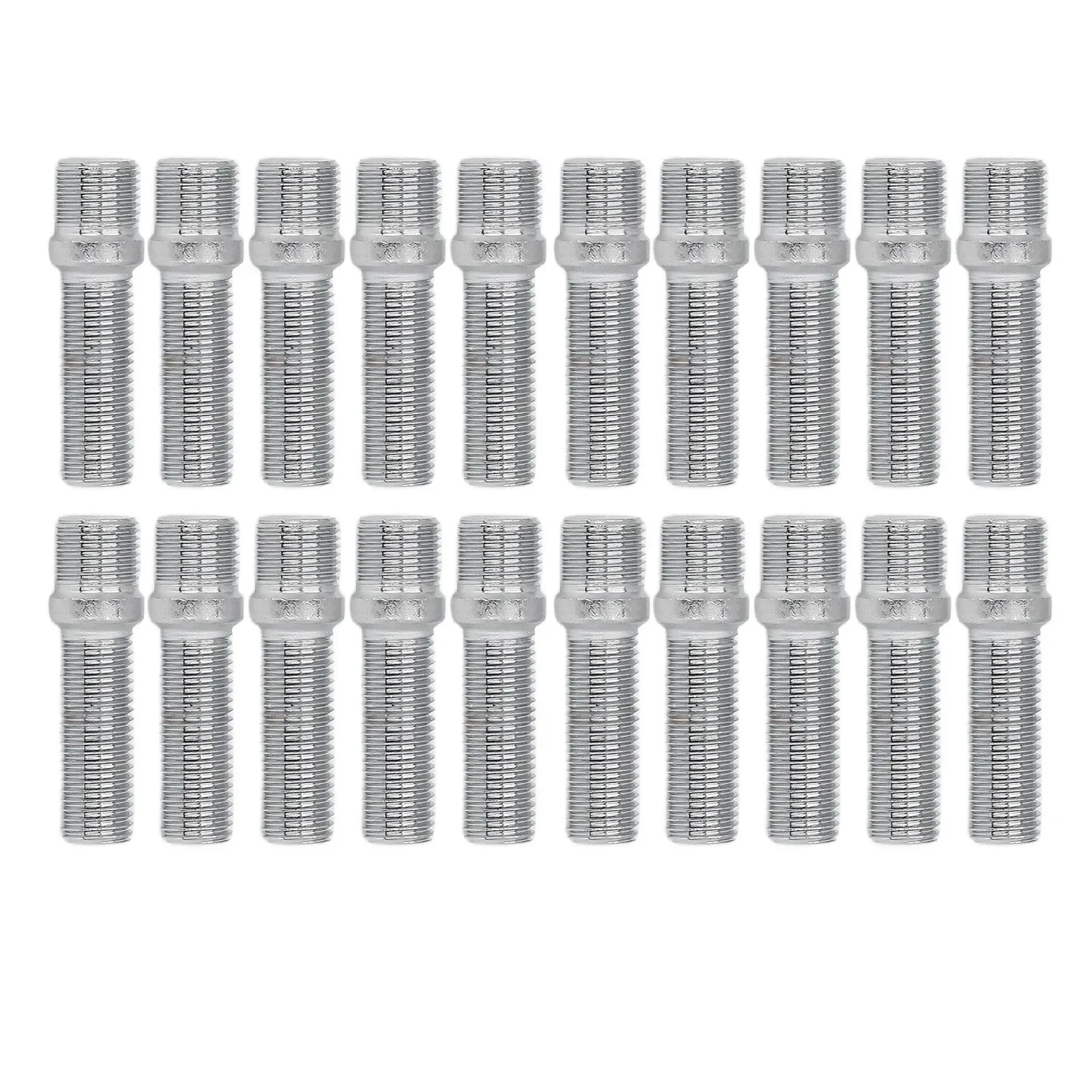 

20Pcs Wheel Stud Conversion Screw Adapter 32mm Shank for TT A3 S3 A4 S4 A5 S5 A6 S6 A8 A7 S7 Q5 Q7 SQ5 M14x1.25-M12x1.5