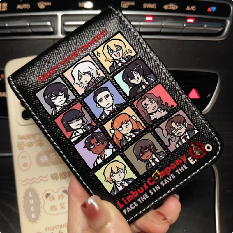 Anime Limbus Company Fashion Wallet PU Purse Card Cash Holder Bag Cosplay Gift B2276