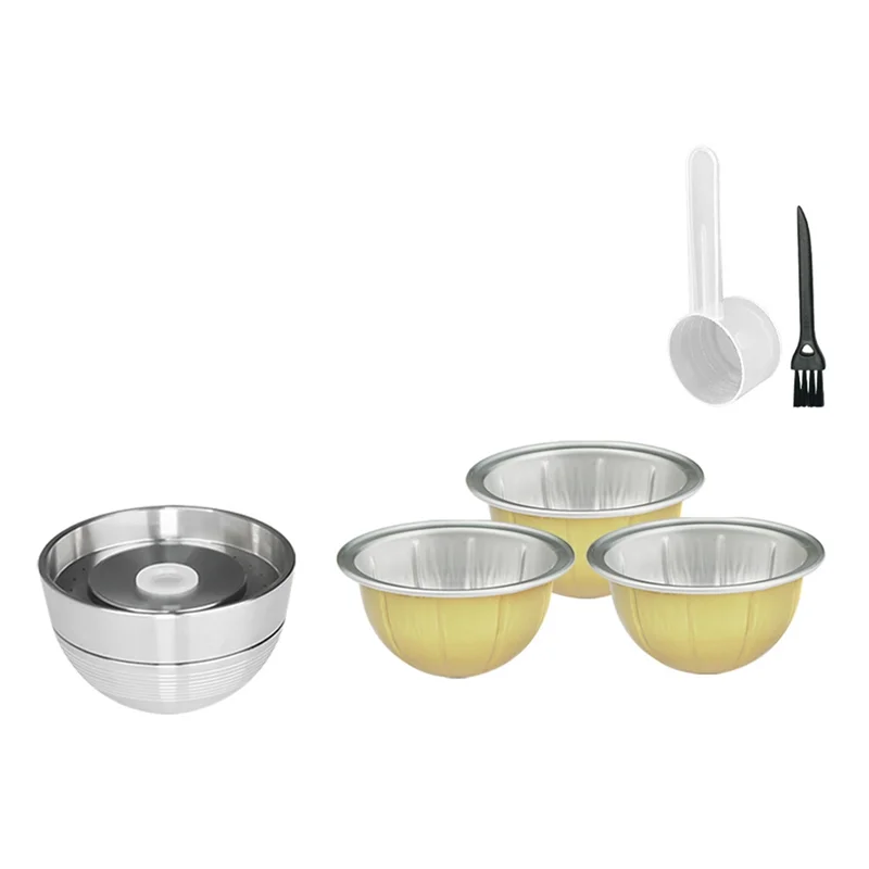 

A74G-DIY Многоразовые кофейные капсулы из нержавеющей стали для Nespresso Vertuo — Save & Sustain