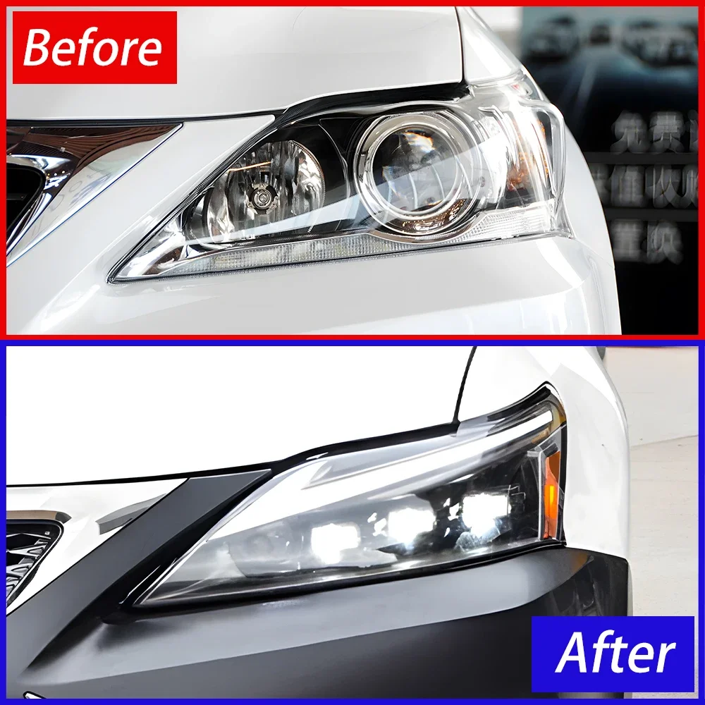 Car Front Lamps For Lexus CT200 2013-2017 Auto Headlights Assembly Upgrade High Quality LED Bifocal Projector 4 Lens Accessories