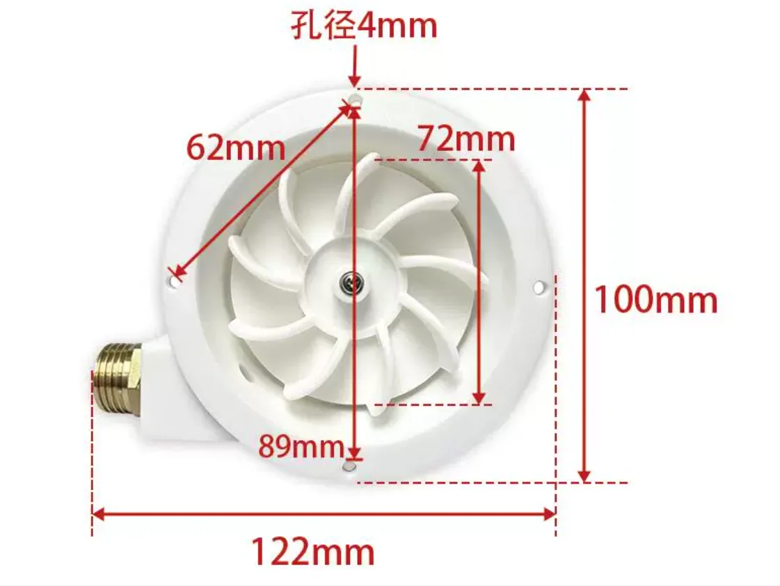 Miniature Field Hydrogenerator Small Portable Percussive Permanent Magnet Brushless Household Turbine and Hydraulic Generator
