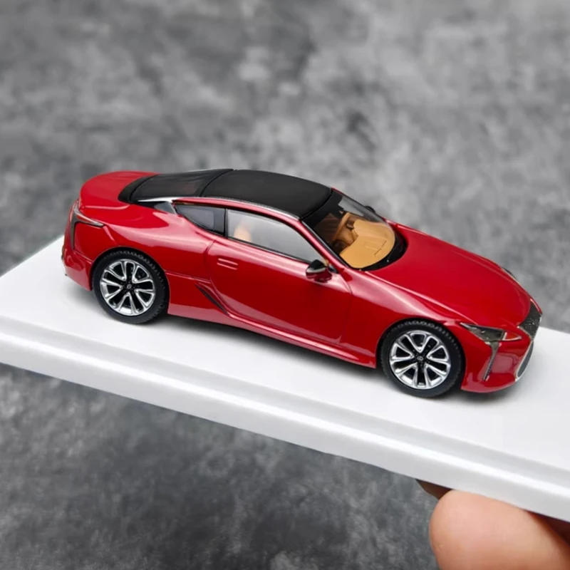 AR 박스 다이캐스트 1:64 스케일 2018 LC500 합금 차량 모델 완성 시뮬레이션 컬렉션 장식 성인 소년 선물 디스플레이
