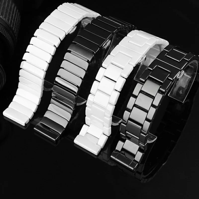 

High Quality 14 16mm 18mm 20mm 21mm 22mm For Seiko Tissot Armani Citizen Omega Ck Ceramic Watch Strap men's And Women's Bracelet