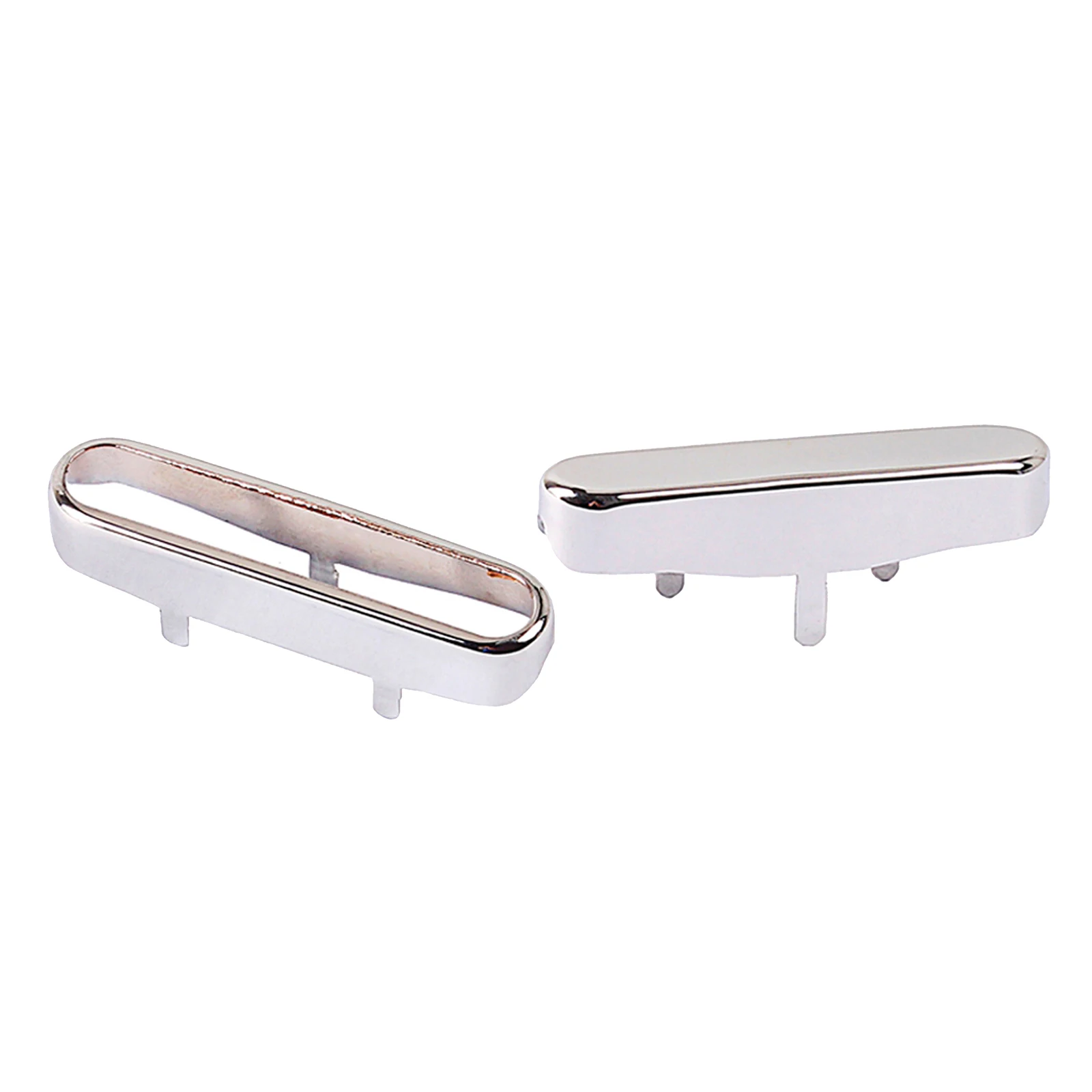 Standard Size Nickel Plated Metal Open/Sealed Neck Pickup Cover Fit for TL Guitar Electric Guitar Parts Replacement Accessory