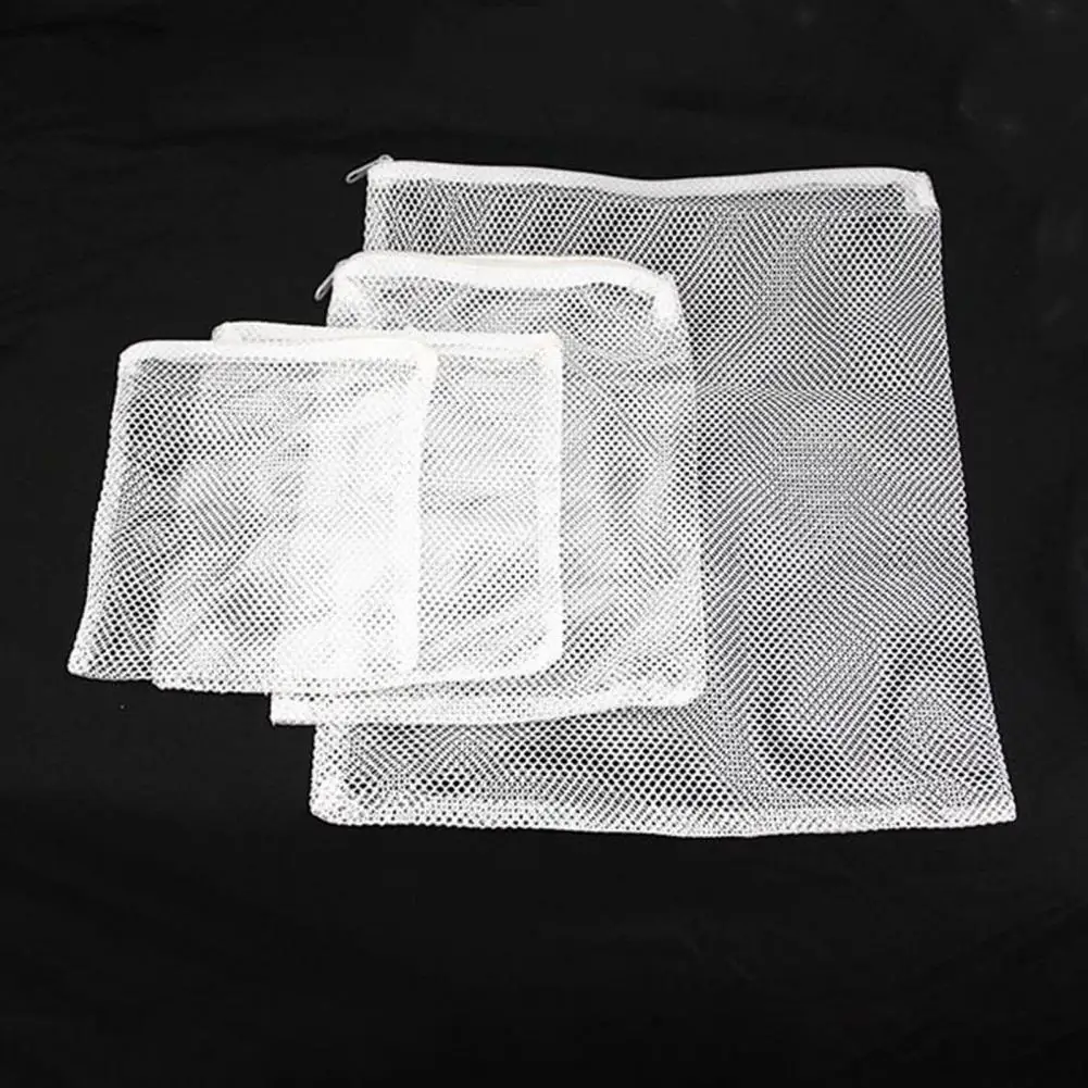 Sachets Filtrants pour Aquarium, Sachets Filtrants Précieux pour Poissons, avec Fermeture Éclair, pour Charbon Actif, Anneaux en Céramique, 2 Pièces