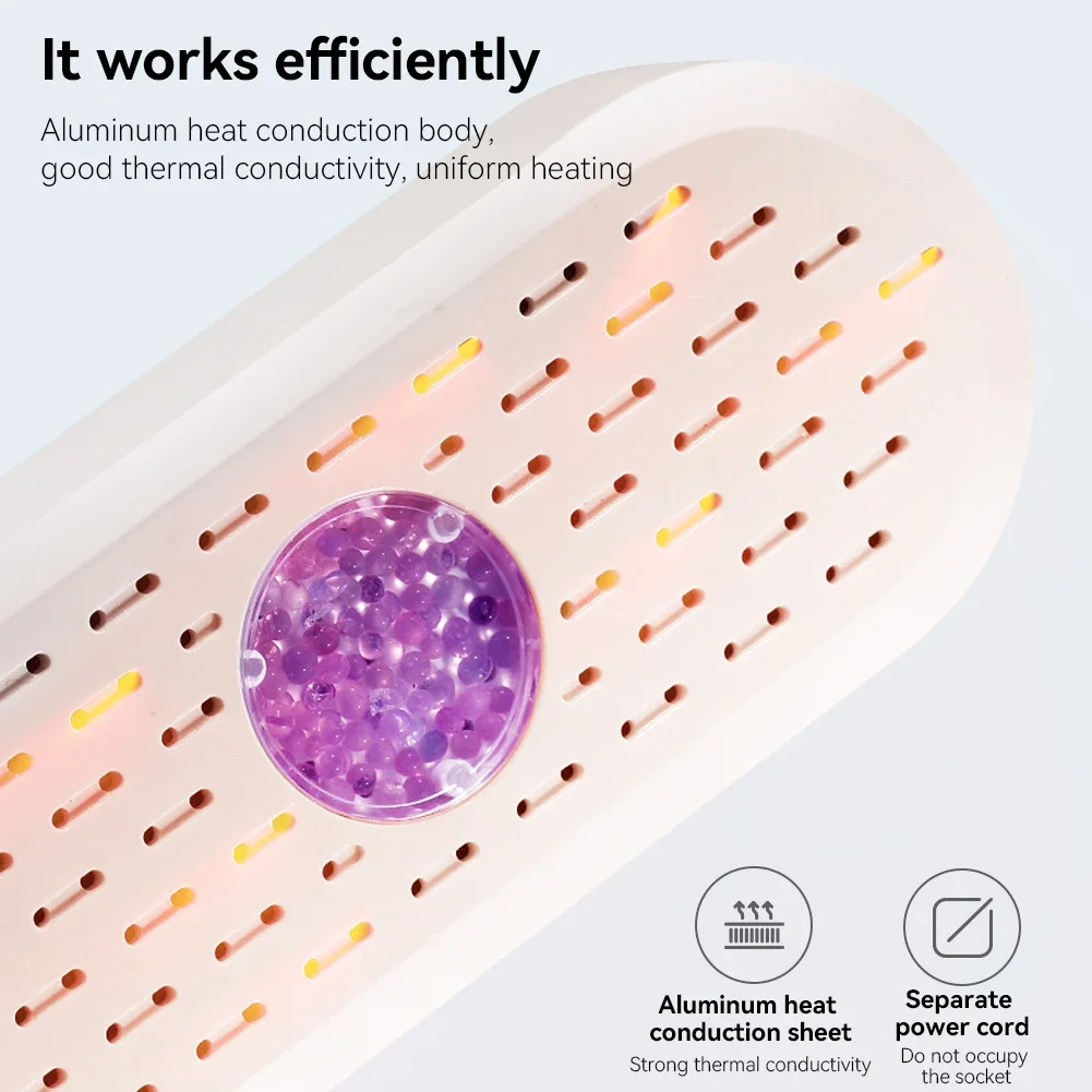 Mini Air Dryer Reusable Portable Electric Dehumidifiers USB Charging Energy Saving Electric Dryer for Closet Shoe Cabinet