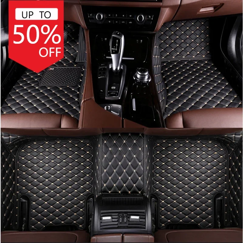 Custom Car Floor Mats para Infiniti QX50 2018-2022, interior detalhes tapete, acessórios do carro