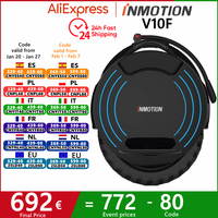 EU Stock INMOTION V10F Electric Unicycle 2000W Power 40km/h Speed Self Balancing Scooter 70KM Range EUC E-wheel 16-inch Tire