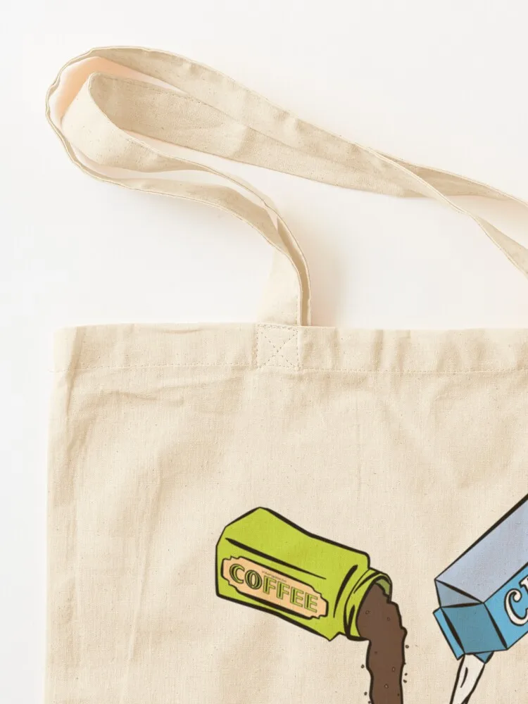 I like my sugar with cofee and cream Tote Bag shoping bag tote bags cloth bags eco bag folding Fabric