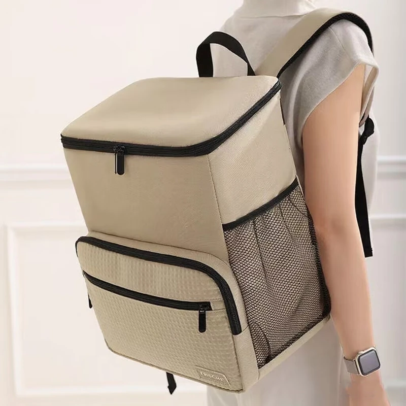 

23L Lunch Backpack Cooler Picnic Bag Multifunctional Travel Bag Large Capacity Outdoor Picnic Camping Waterproof Backpack Park