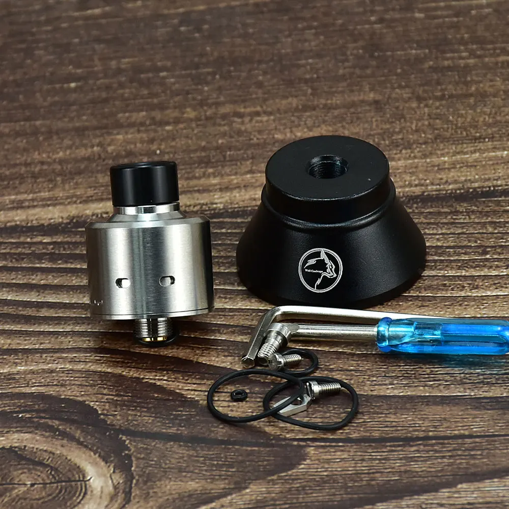 

Обслуживаемый дрип-атомайзер для электронной сигареты в стиле хадали 1:1, нижний подающий стержень из нержавеющей стали 316, емкость для электронной сигареты 22 мм