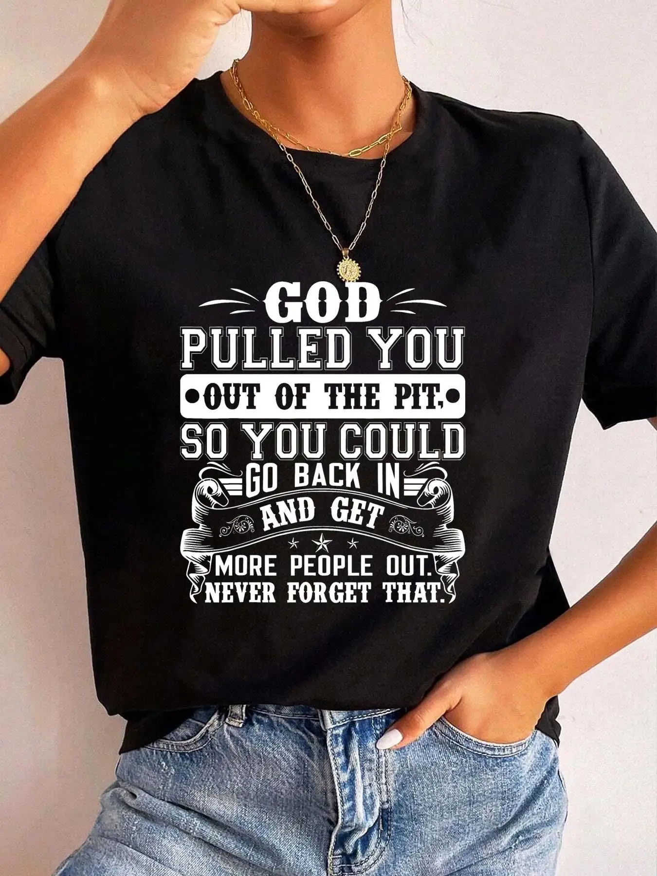Recovery Is Cool AA NA Sobriety Gift for Women Oversized T Shirt Funny Slogan Crew Neck Casual Tee Breathable Cotton Blend Top