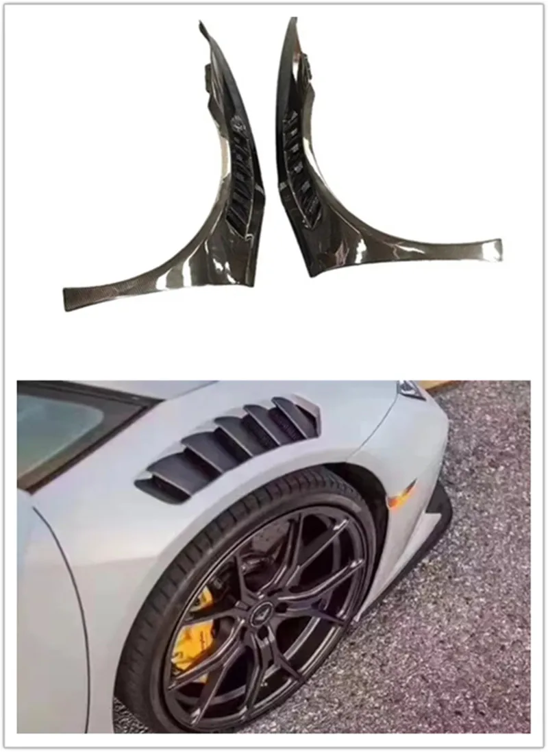 

Car part V type carbon fiber front fender is applicable to L Huracan Lp580 Lp610 leaf plate retrofit body kit