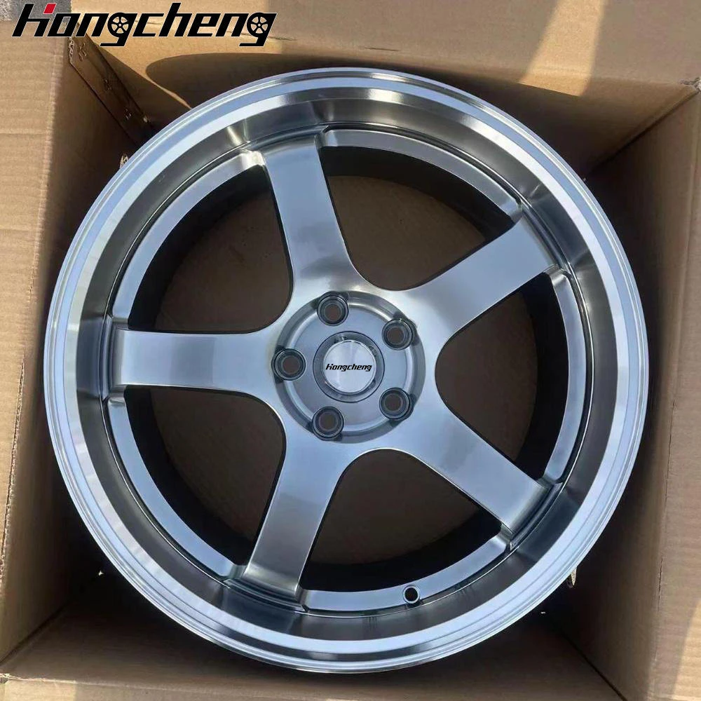 26 Style Custom 16 17 18 19 20 21 22 Inch 5X112 5X120 5X114.3 5 Spoke Forged Passenger Car Wheels