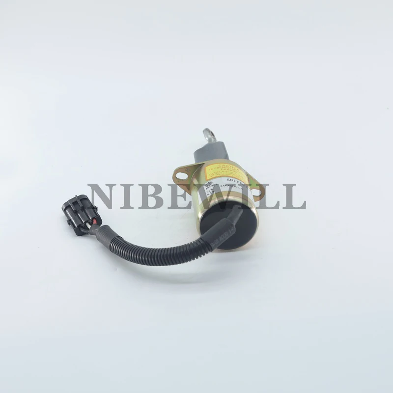 Excavator accessories for Daewoo DH300 for Cummins engine shut-off solenoid valve 3970416 24V