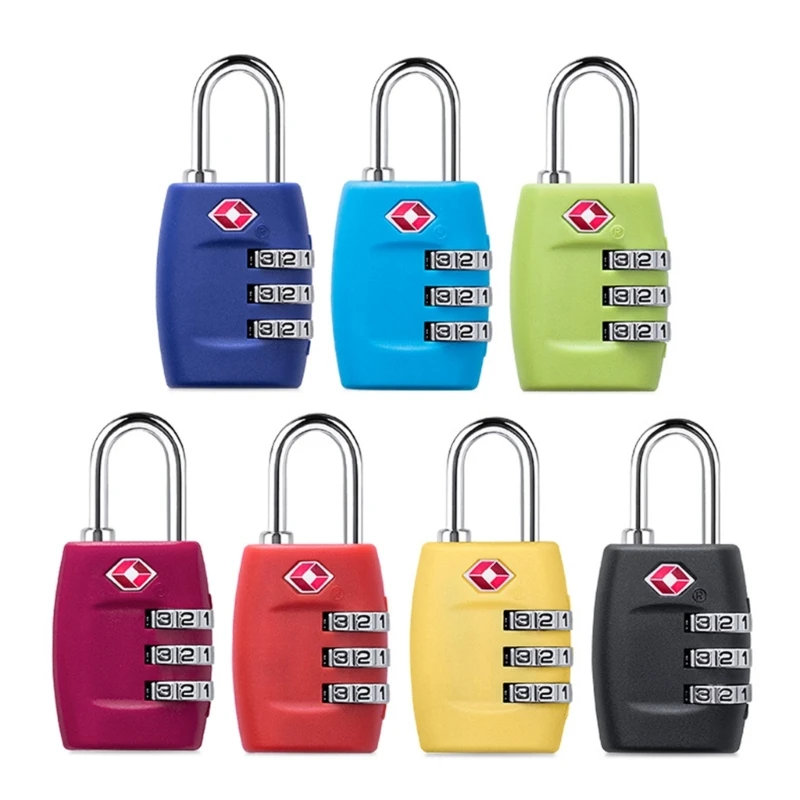 340D Heavy Duty Travel Lock Security Code System For Backpacks And Suitcases