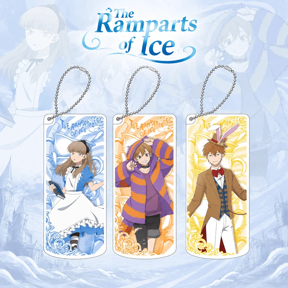 The Ramparts of Ice Koyuki Hikawa 6cm Acrylic Stand Keychain Alice Tag Tea Cup Background Backpack Bag Pendant Keyring Toy