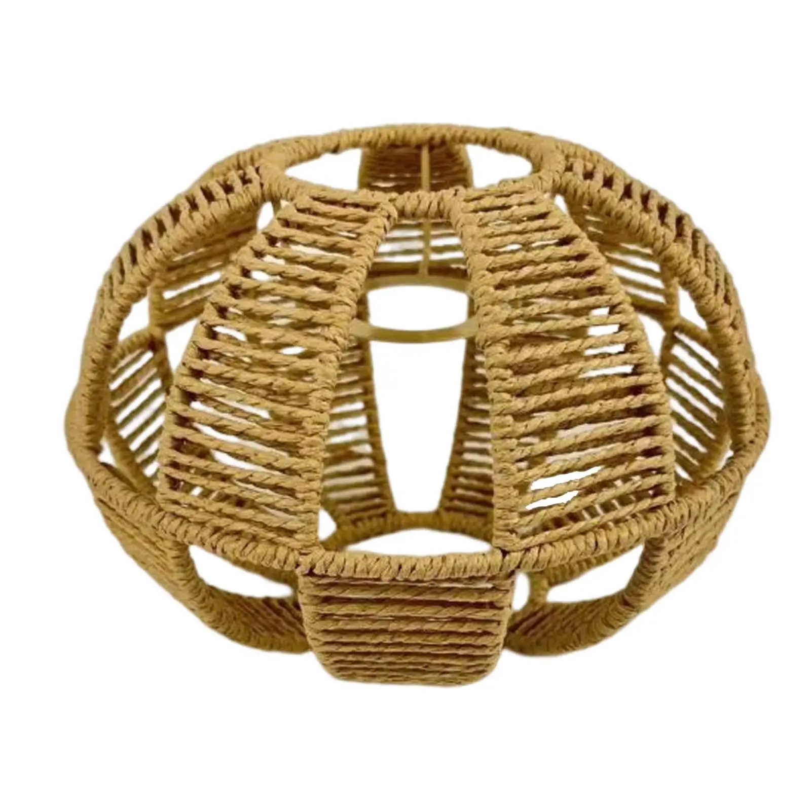 Woven Lamp Shade Rustic Ceiling Lamp Shade Chandelier Shades Pendant Light Shade for Bedside